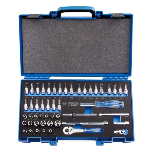Набор торцевых головок 1/4 дюйма 50 предметов в пластиковом кейсе