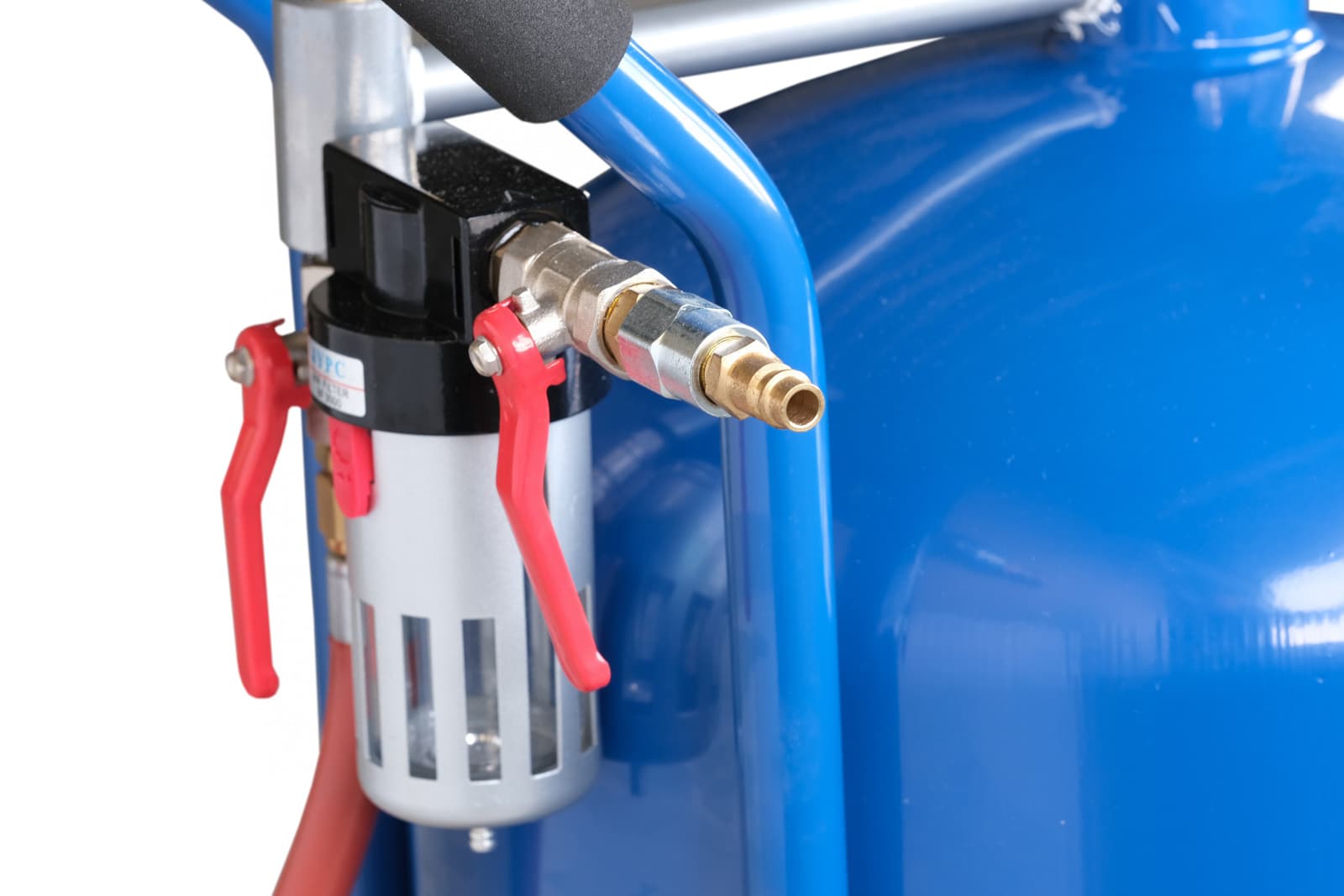 Пескоструй Nordberg NSP20 — крупный план бака и пистолета