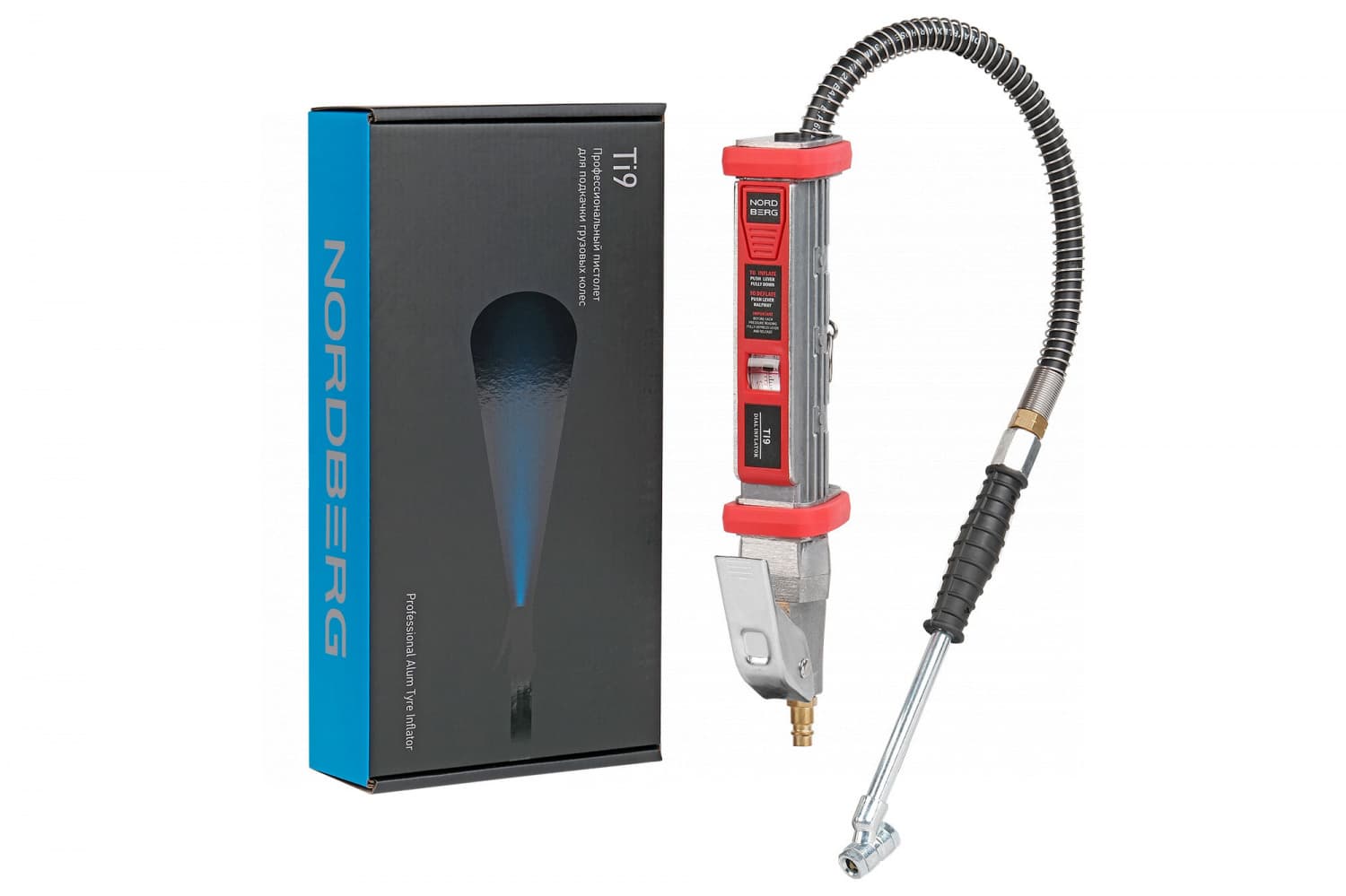 Пистолет для подкачки шин грузовых авто Nordberg Ti9