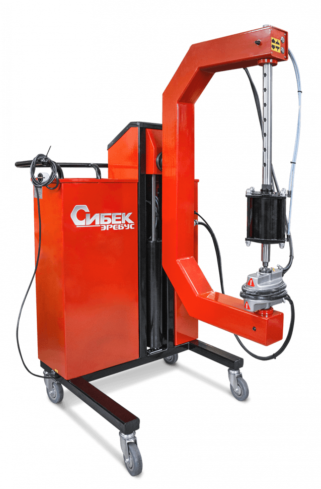 Вулканизатор СИБеК Эребус — подкатной, 220 В, пневмопривод, до 800 мм