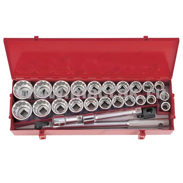 Набор торцевых головок King Tony 6226CR в кейсе