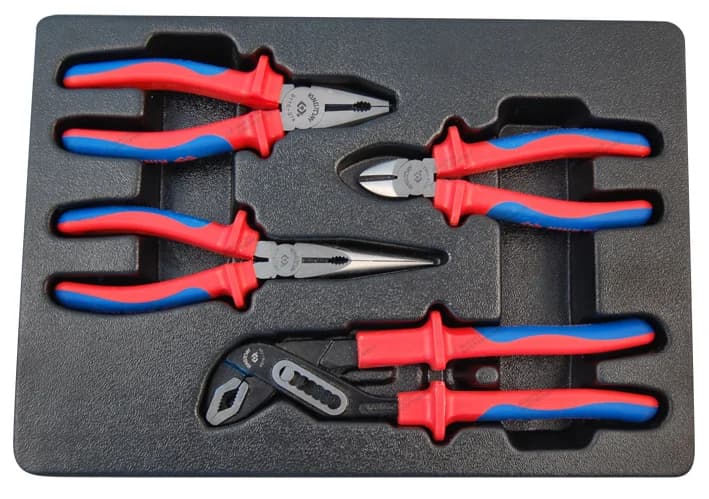 Набор диэлектрических пассатижей King Tony 9-40604GP в кейсе