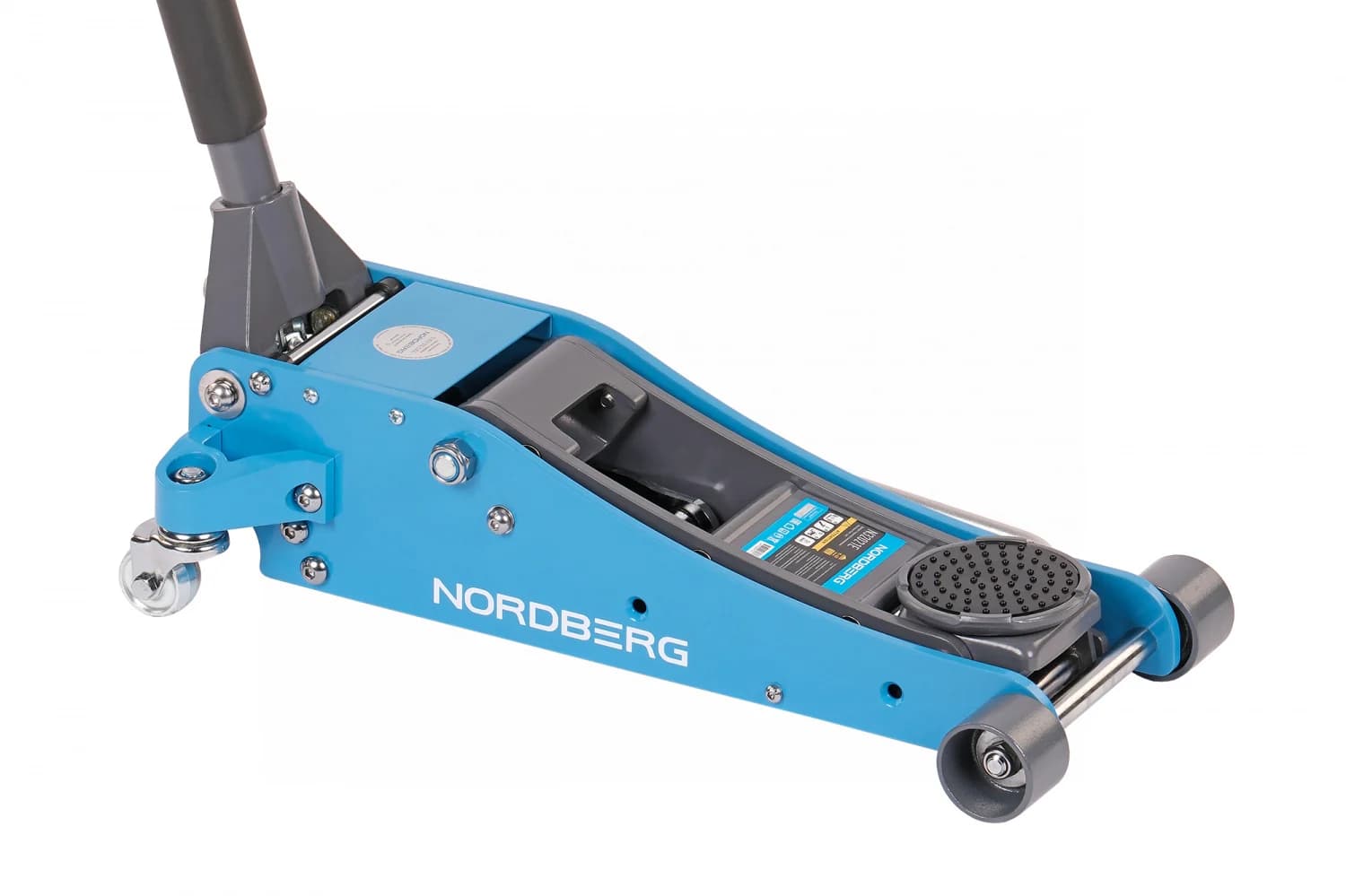 Домкрат подкатной алюминиевый NORDBERG N32021E — 2 т, 18 кг