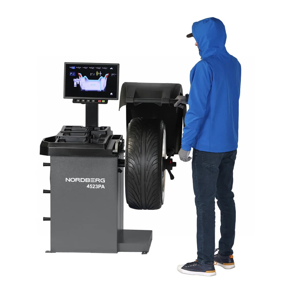 NORDBERG 4523PA — дисплей 19 дюймов и панель управления