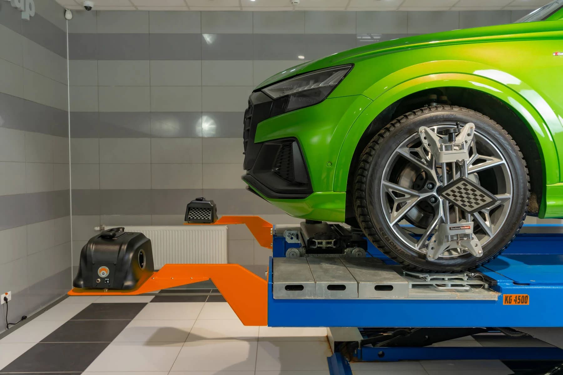 Крепление мишени на колесо для стенда 3D ТехноВектор