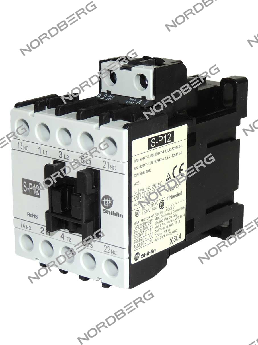 Контактор переменного тока NORDBERG S-P12 для шиномонтажного станка 46TRK