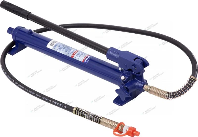Насос гидравлический ручной, 700 атм, со шлангом, переходником