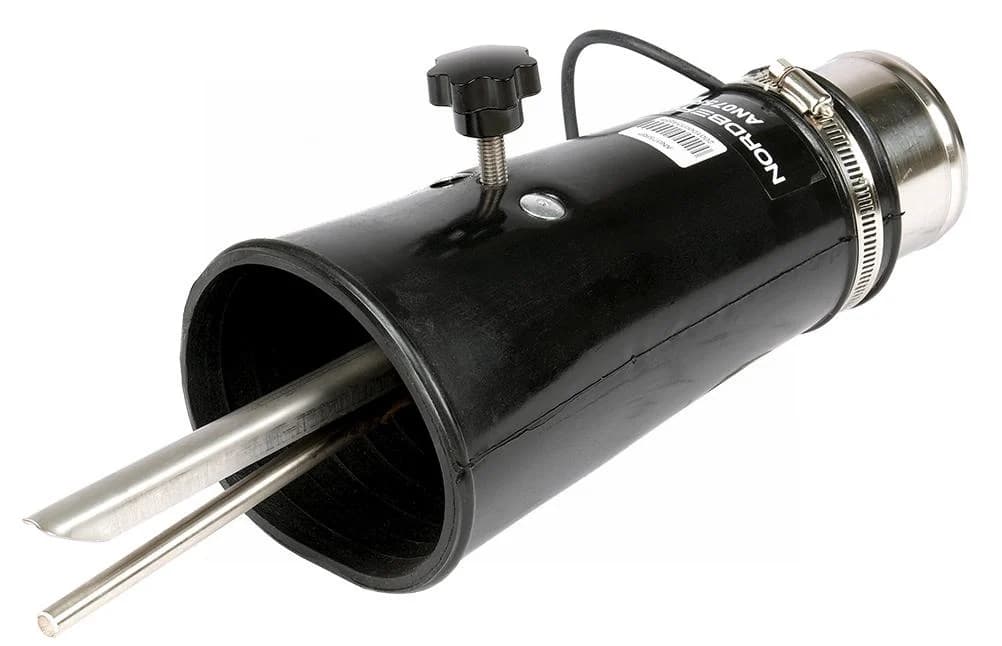 Насадка резиновая круглая с внутренней фиксацией на шланг D=75 мм