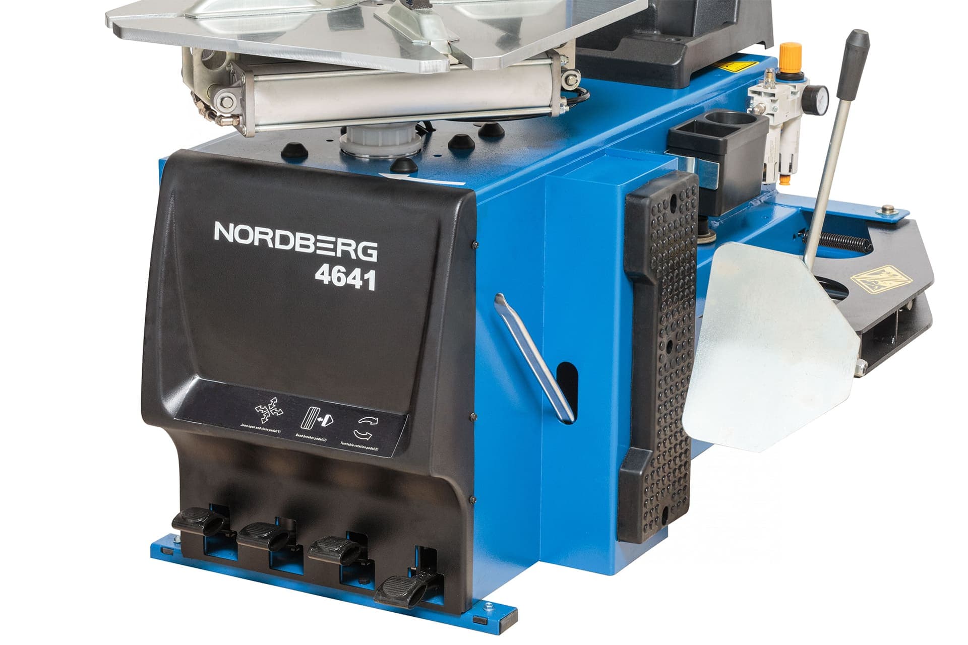 NORDBERG 4641 — вид сбоку, общая компоновка станка