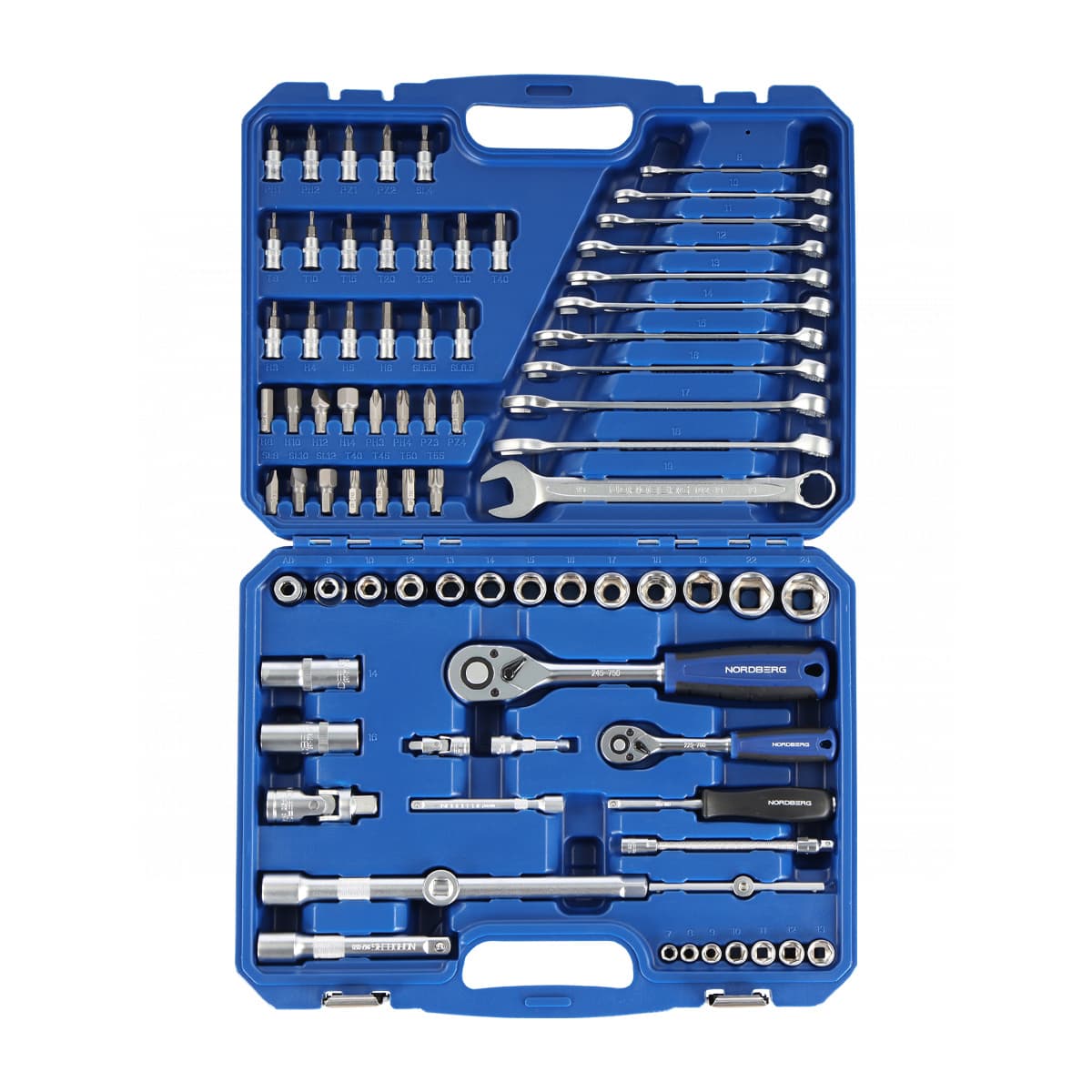 Набор инструментов 78 предметов в пластиковом кейсе