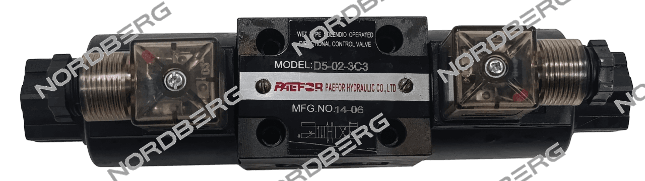 Электромагнитный клапан (соленоид) Nordberg D5-02-3C3 для шиномонтажного станка