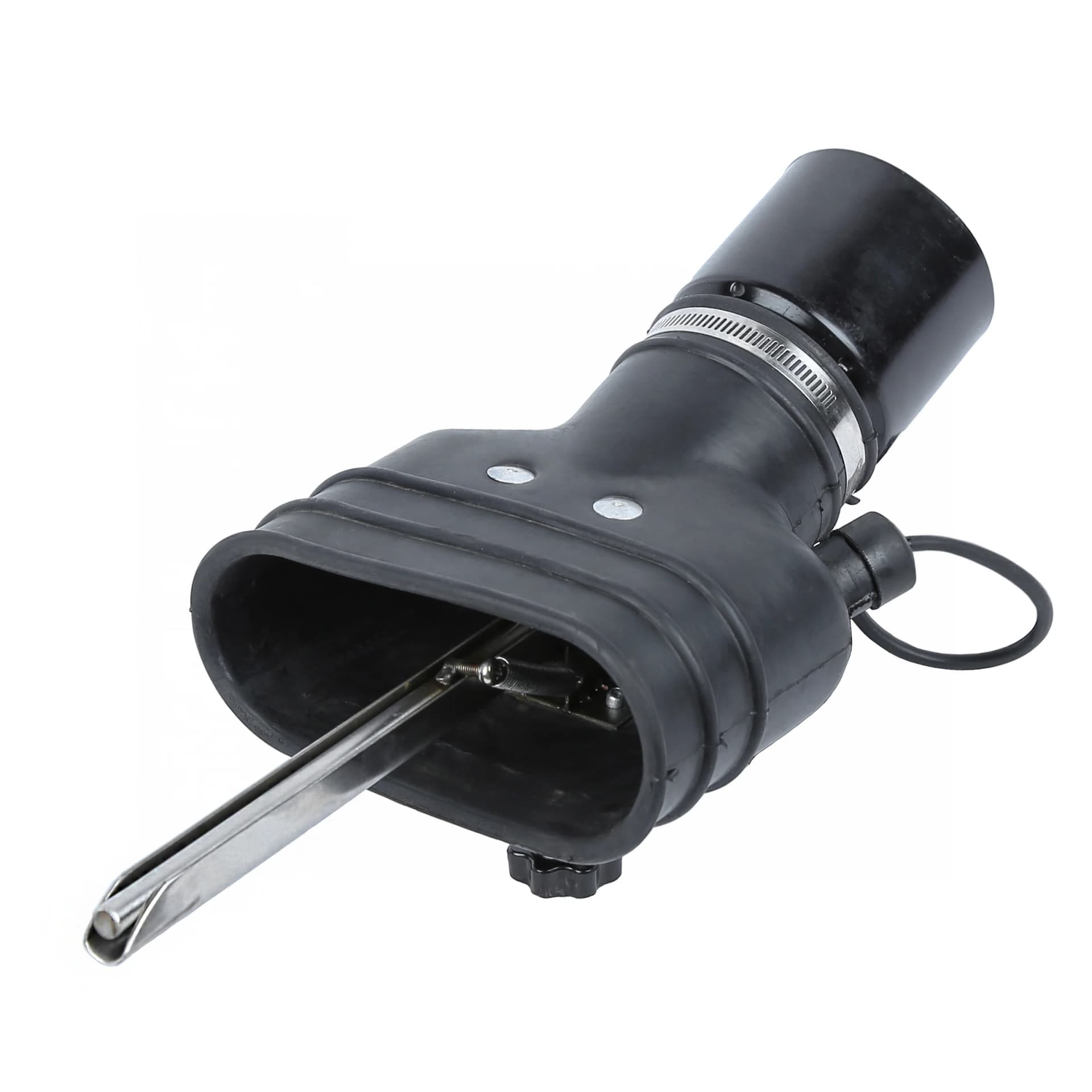 Насадка резиновая овальная с внутренней фиксацией на шланг D=90 мм