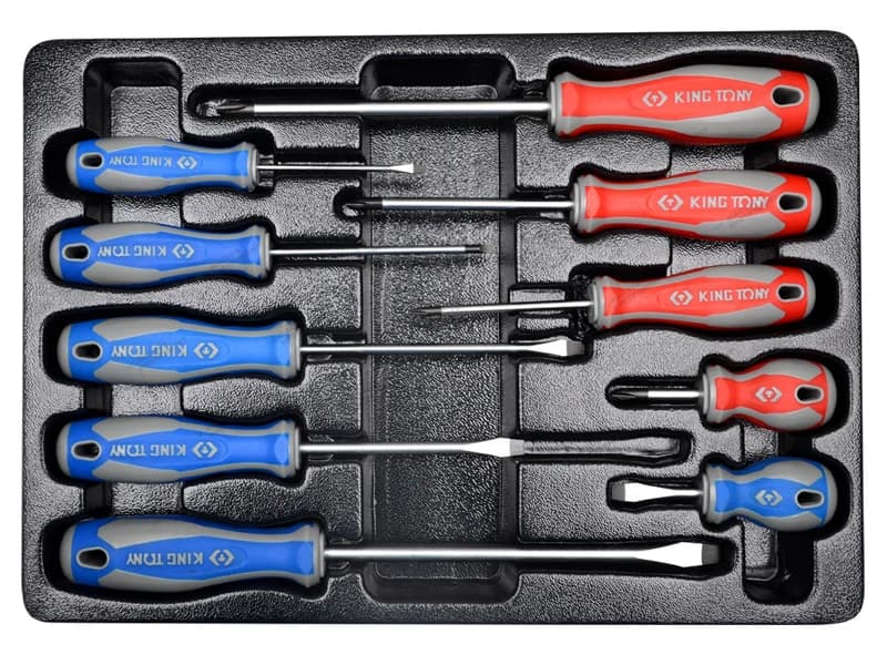 Набор отвёрток King Tony 9-31110MR в ложементе ПВХ