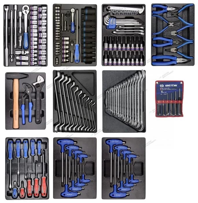 Набор инструментов King Tony 932-000MRD-MT в ложементах