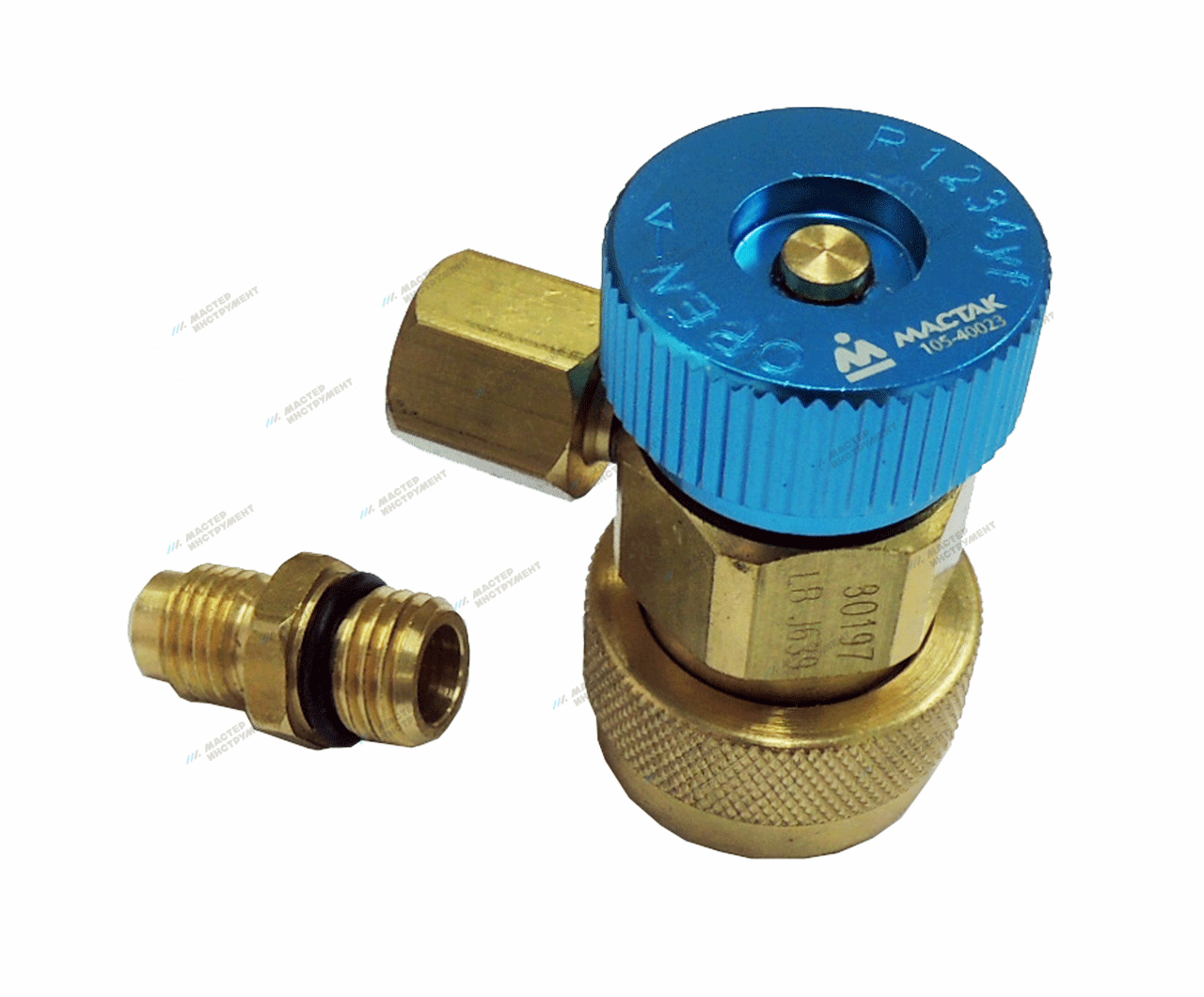 Муфта быстросъемная с вентилем, низкого давления, фреон R1234yf