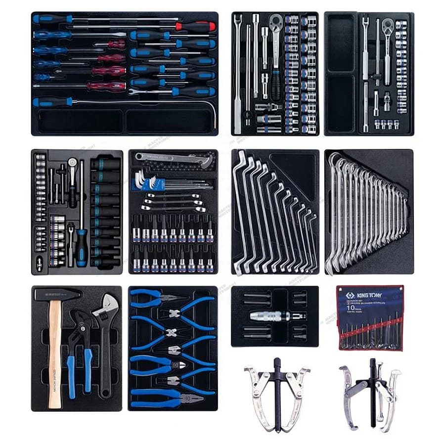 Набор инструментов King Tony 946-100MRD-MT 204 предмета в ложементах
