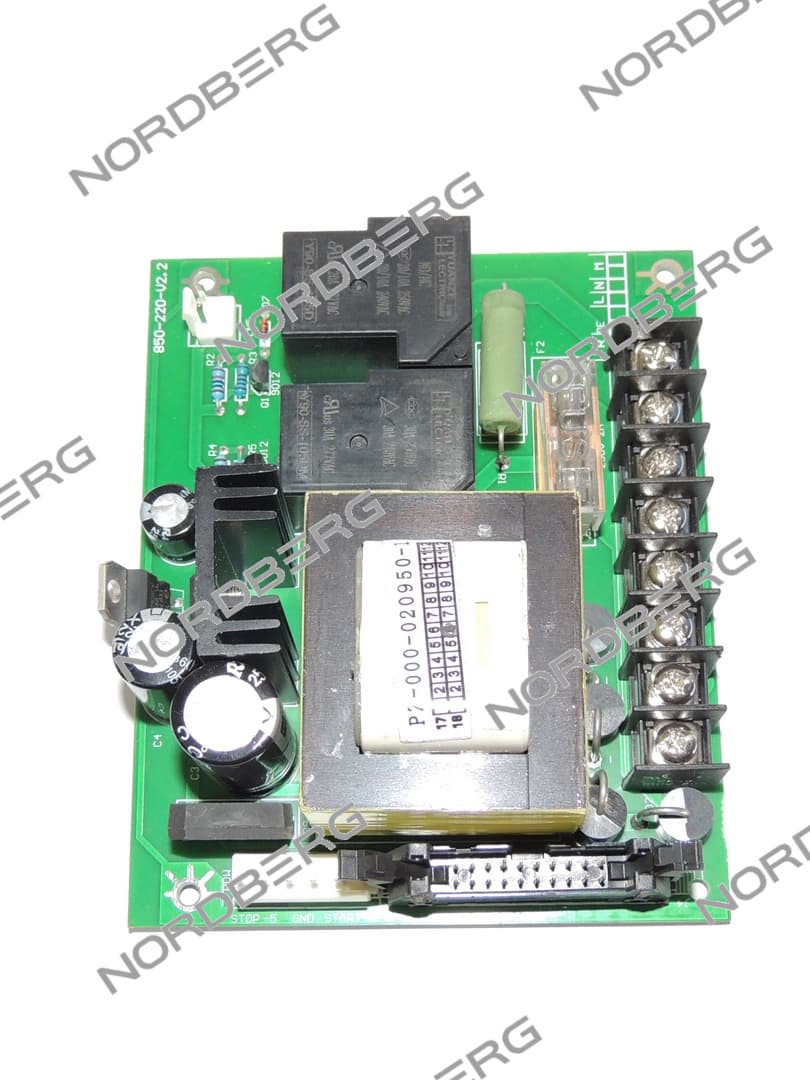 Оригинальная плата питания Nordberg X000427 для станка 45TRKE