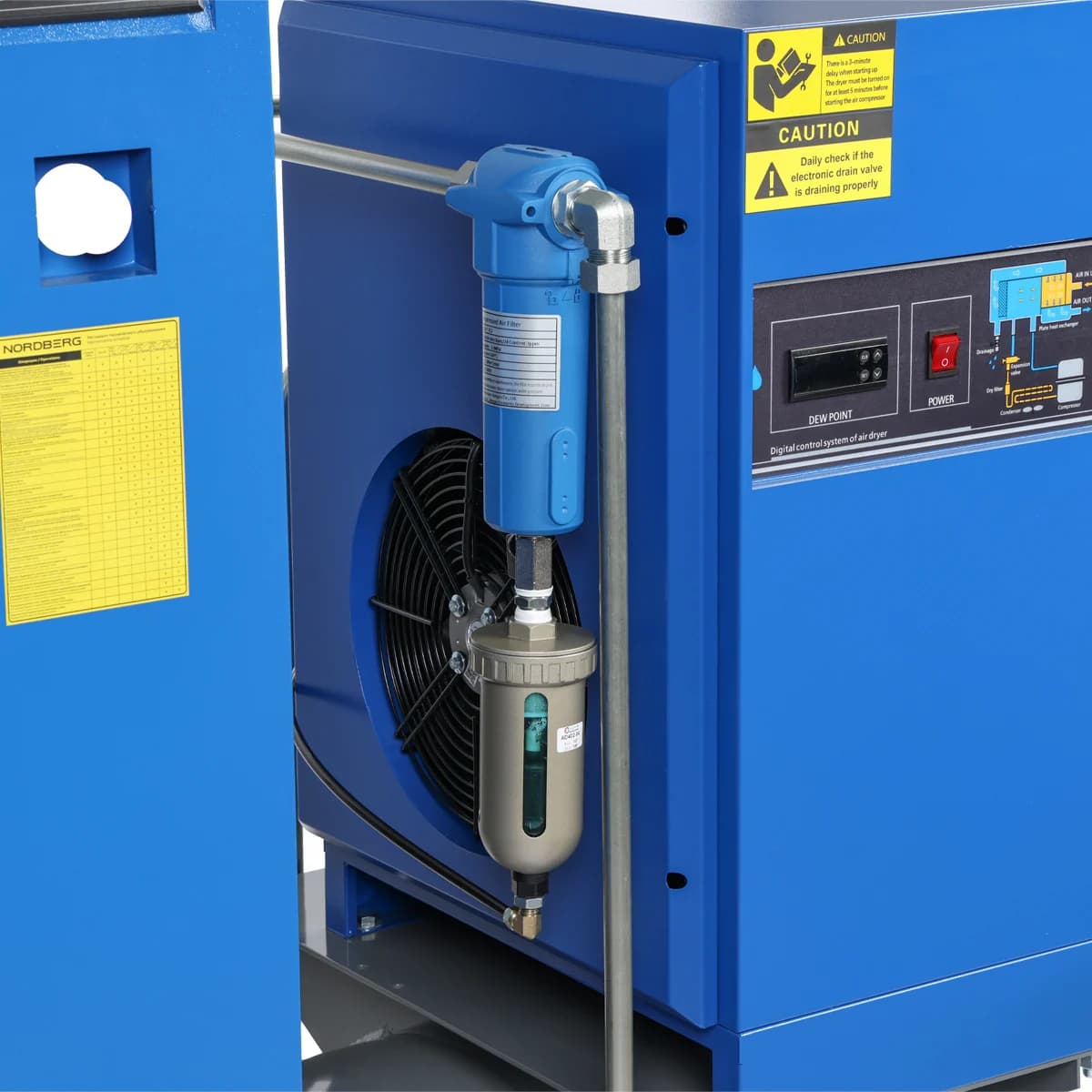 Компрессор винтовой Nordberg NCC20RD — 15 кВт / 10 бар / ресивер 350 л
