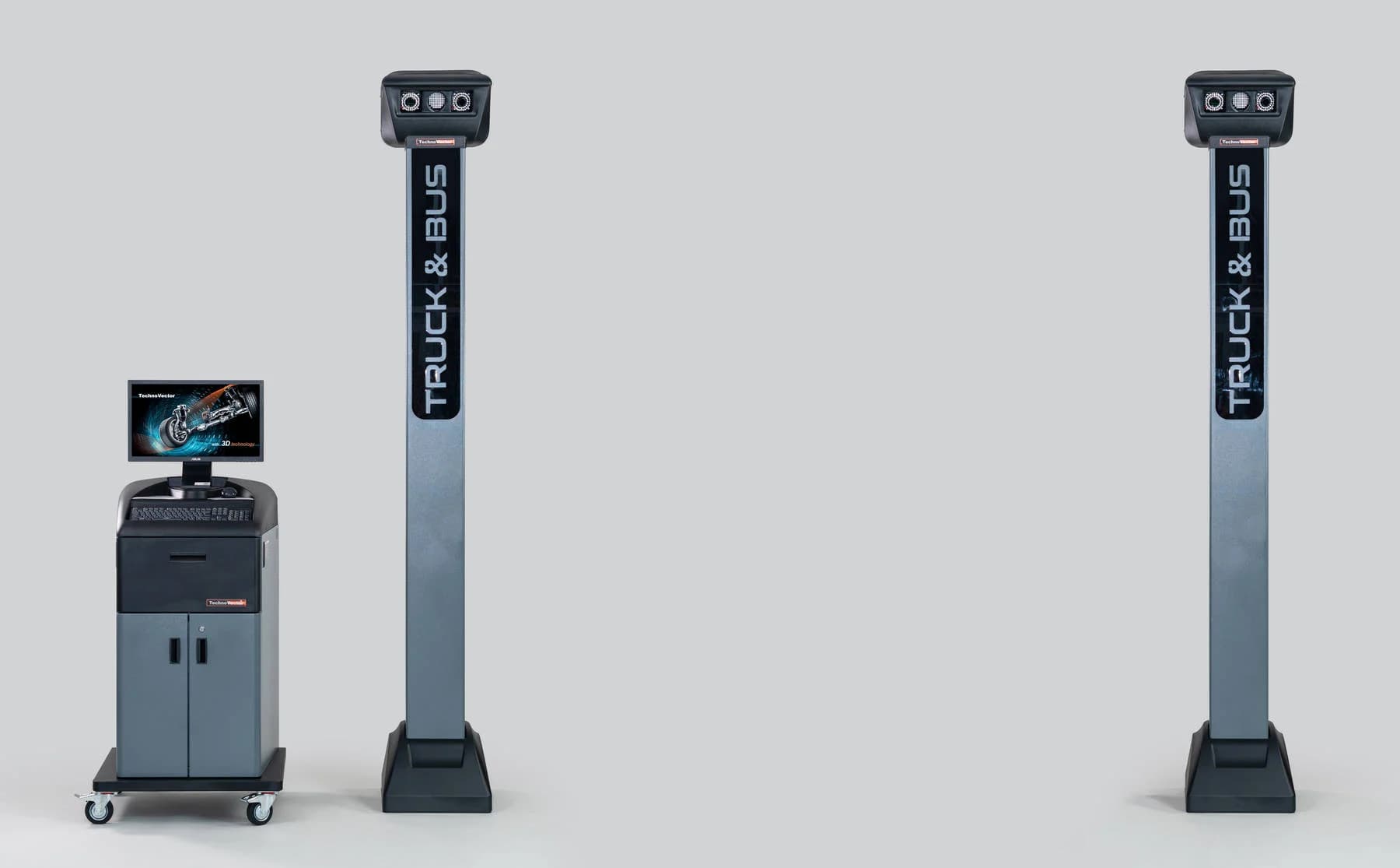 Стенд сход-развал грузовой ТехноВектор 7 Truck 7204 HTS6 — стационарный, 6 осей