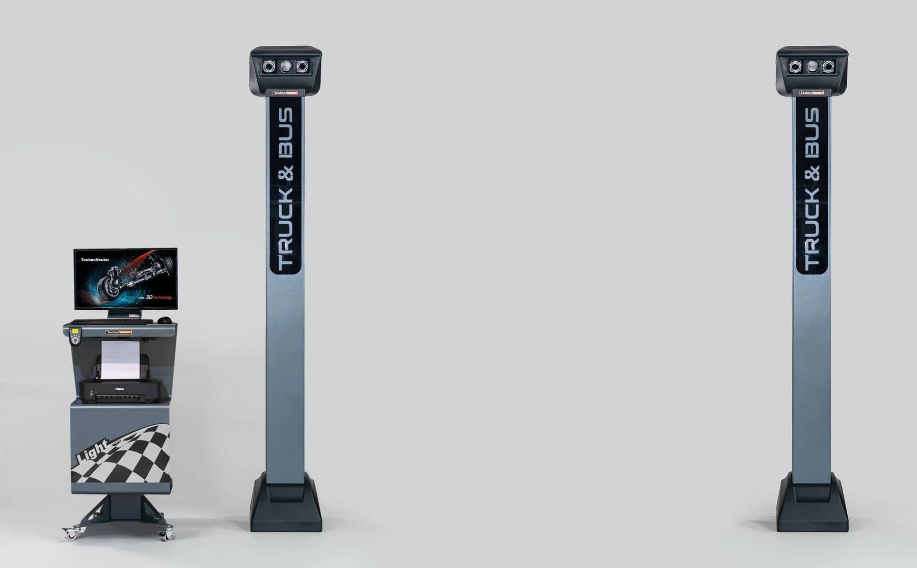 Стенд сход-развал грузовой ТехноВектор 7 Truck 7204 HTS6 — стационарный, 6 осей