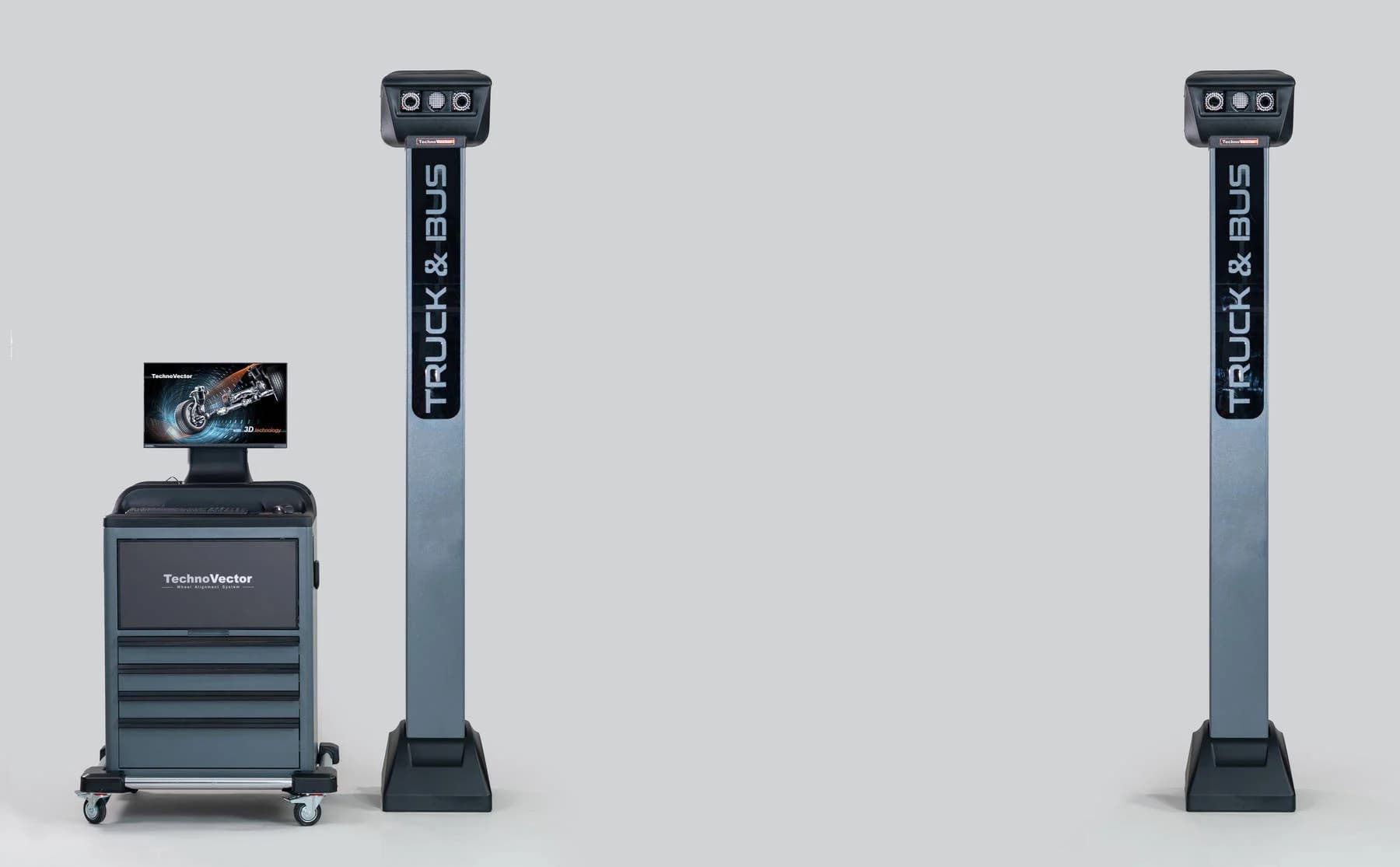 Стенд сход-развал грузовой ТехноВектор 7 Truck 7204 HTS6 — стационарный, 6 осей