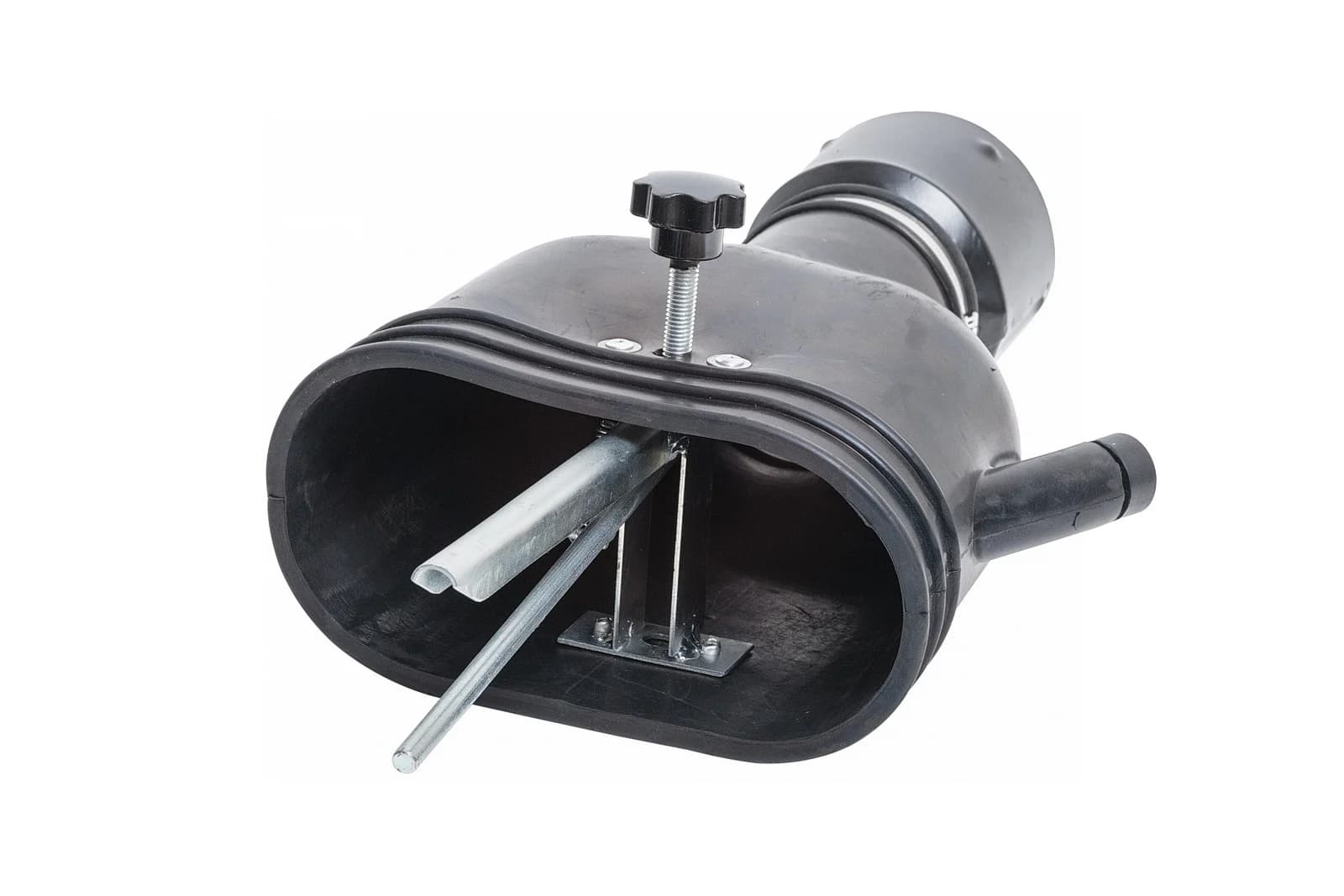 Насадка резиновая овальная с внутренним фиксатором на шланг D=100 мм