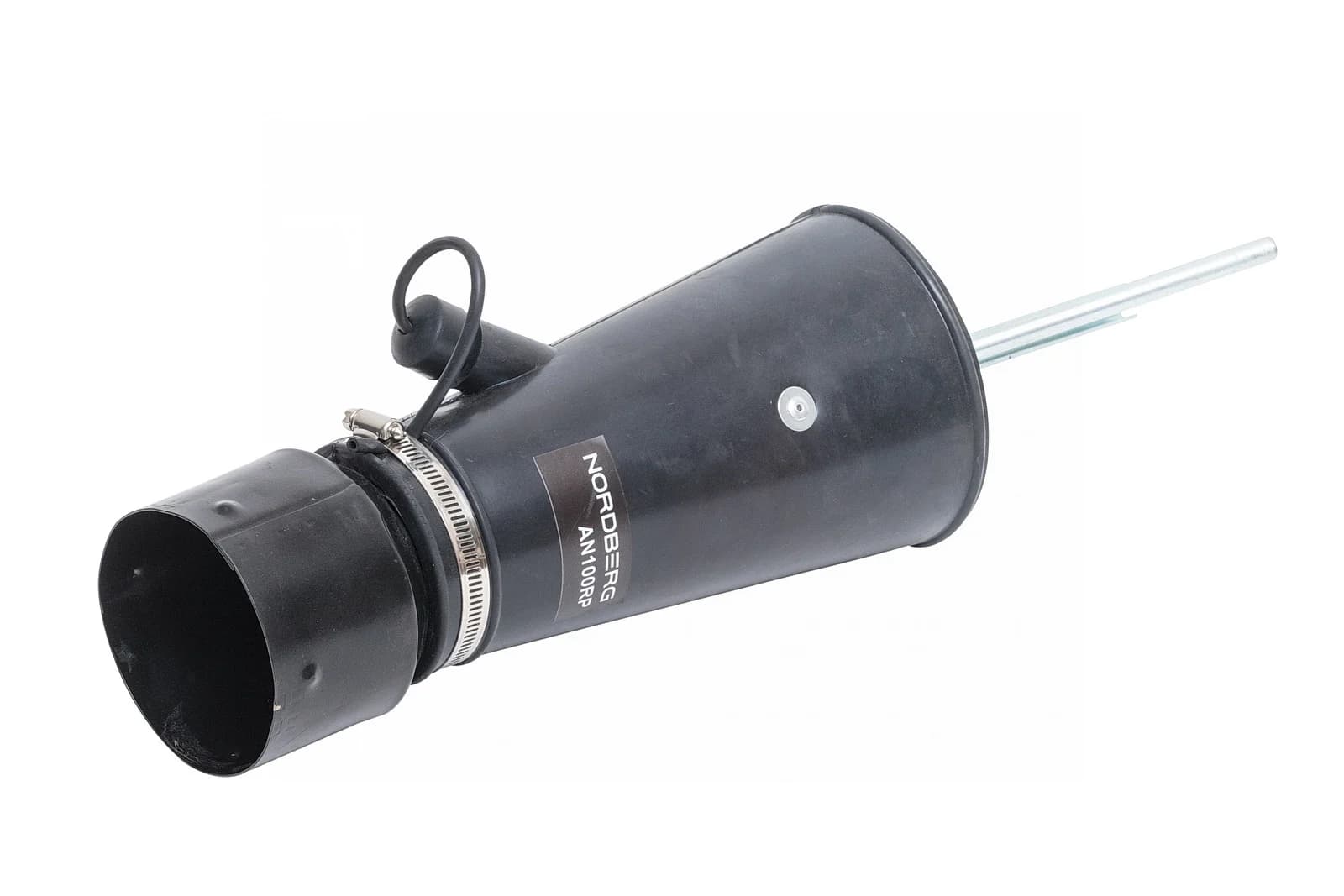 Насадка резиновая круглая с внутренним фиксатором на шланг D=100 мм