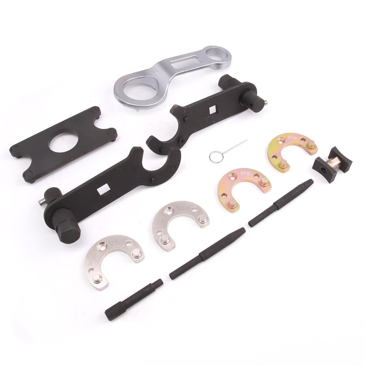 Комплектация набора Car-Tool CT-1673: фиксаторы валов и ключи