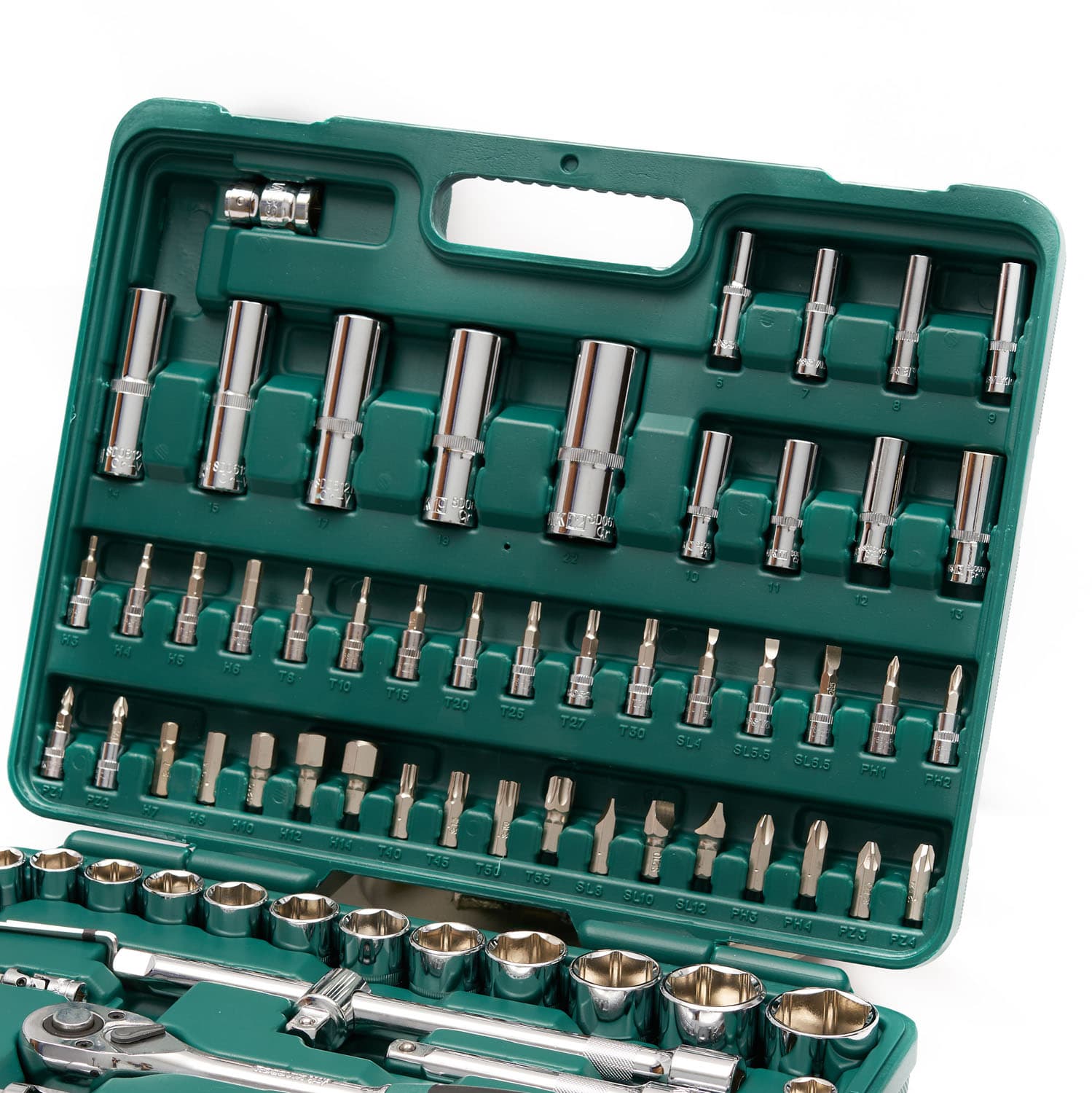 Комплектация набора ROSSVIK: головки и ключи