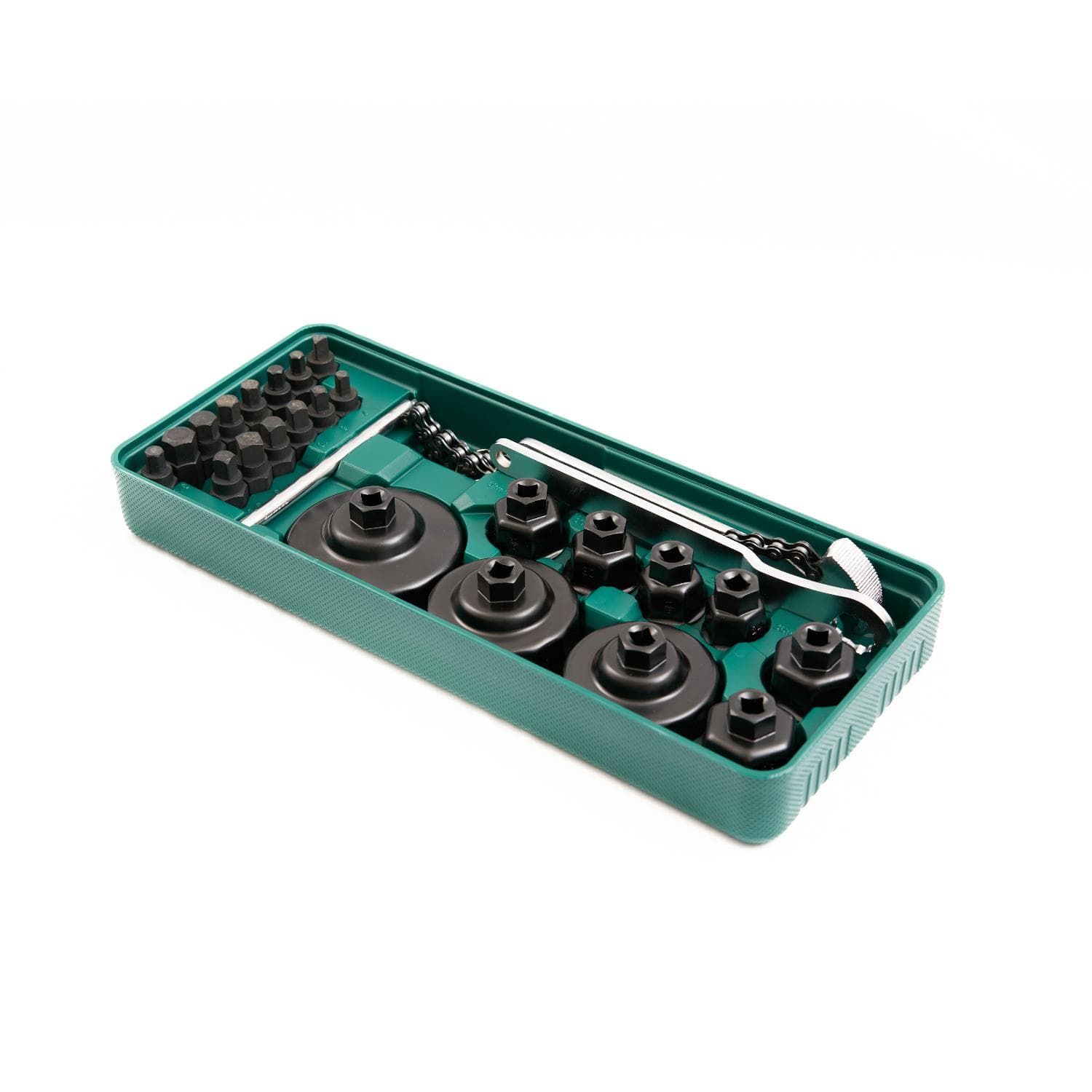 Съёмники масляных фильтров ROSSVIK в пластиковом кейсе