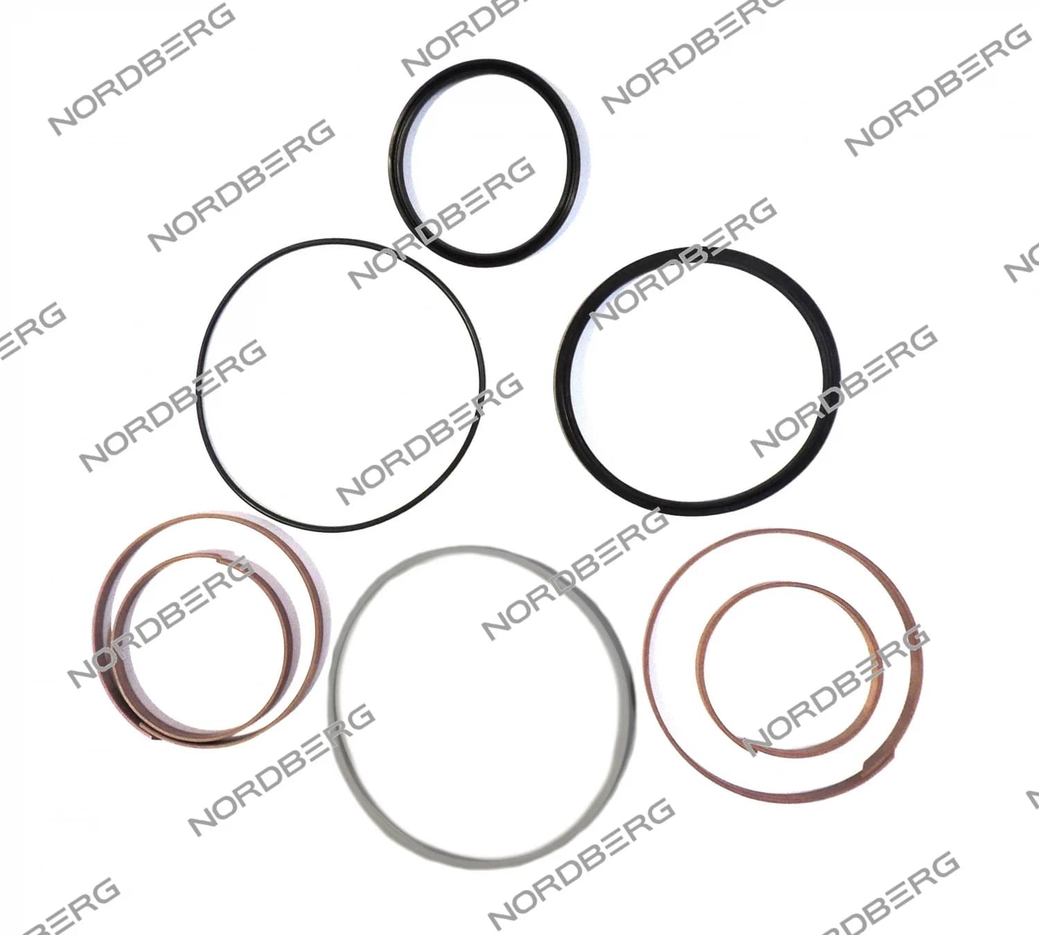 Ремкомплект NORDBERG 000002559 для подкатного домкрата N502 — комплект уплотнений