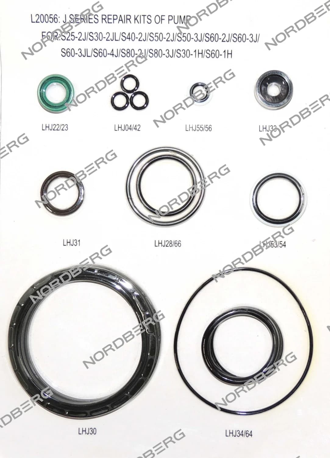 Ремкомплект пневмонасоса PK NORDBERG 000003770 для домкрата N502