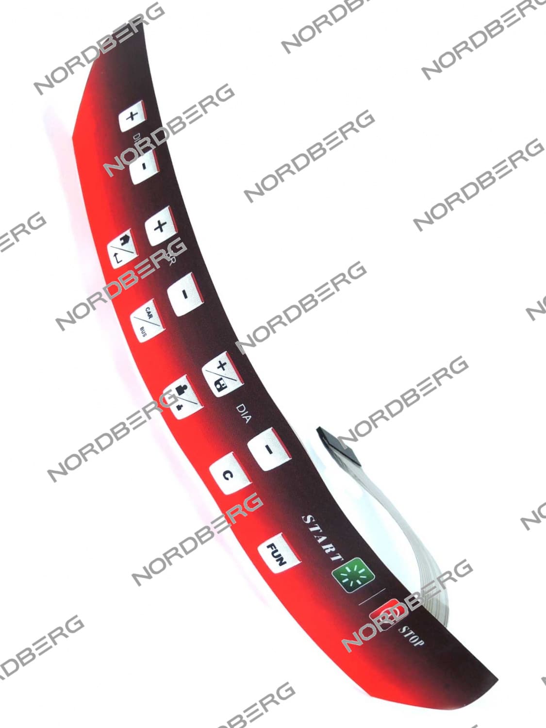 Панель дисплея с кнопками NORDBERG B-43-1300001 для балансировочного станка 45TRK