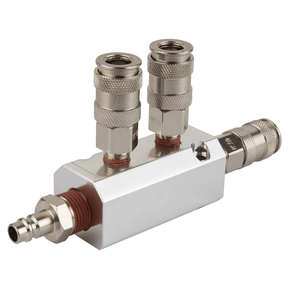 HRS-SM2BA Разветвитель с увеличенной пропускной способностью: три выхода, 1/4» — 1/4», вход со штекером