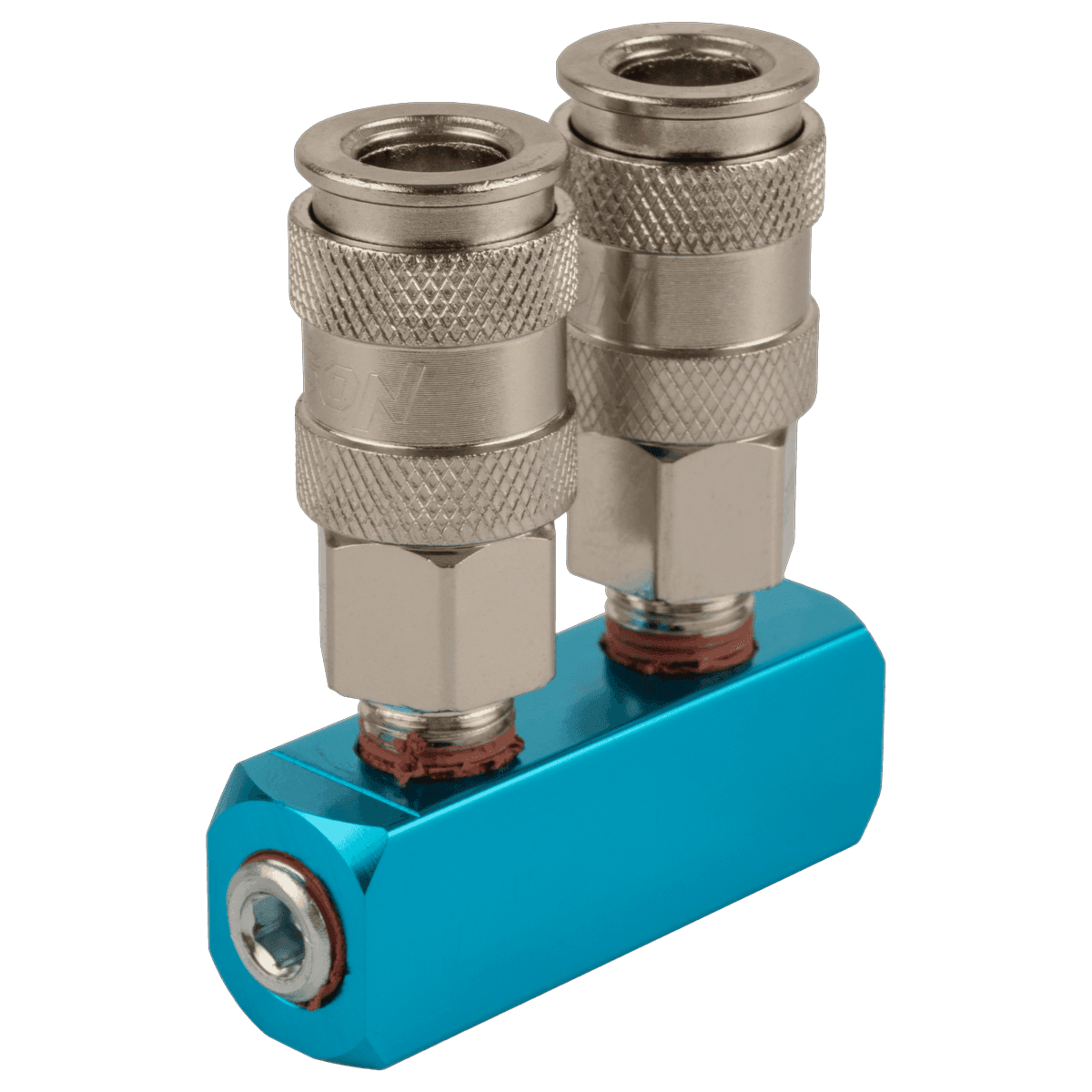 HRS-SML Прямой разветвитель с двумя БРС, 1/4» — 1/4, три входа