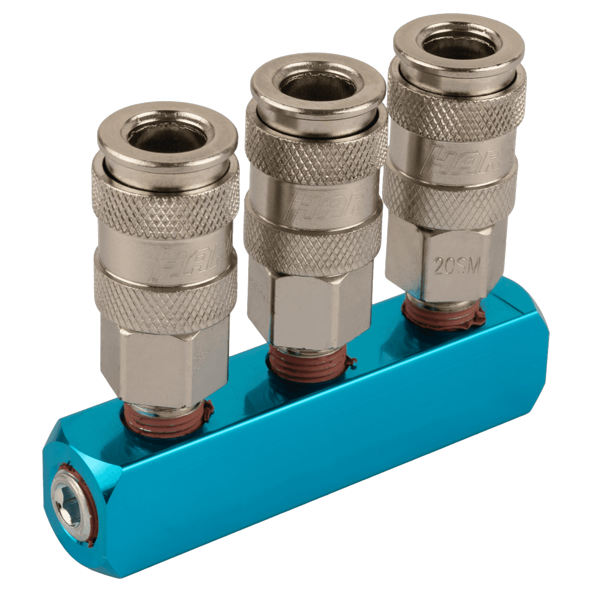 HRS-SMT Прямой разветвитель с тремя БРС, 1/4» — 1/4», три входа