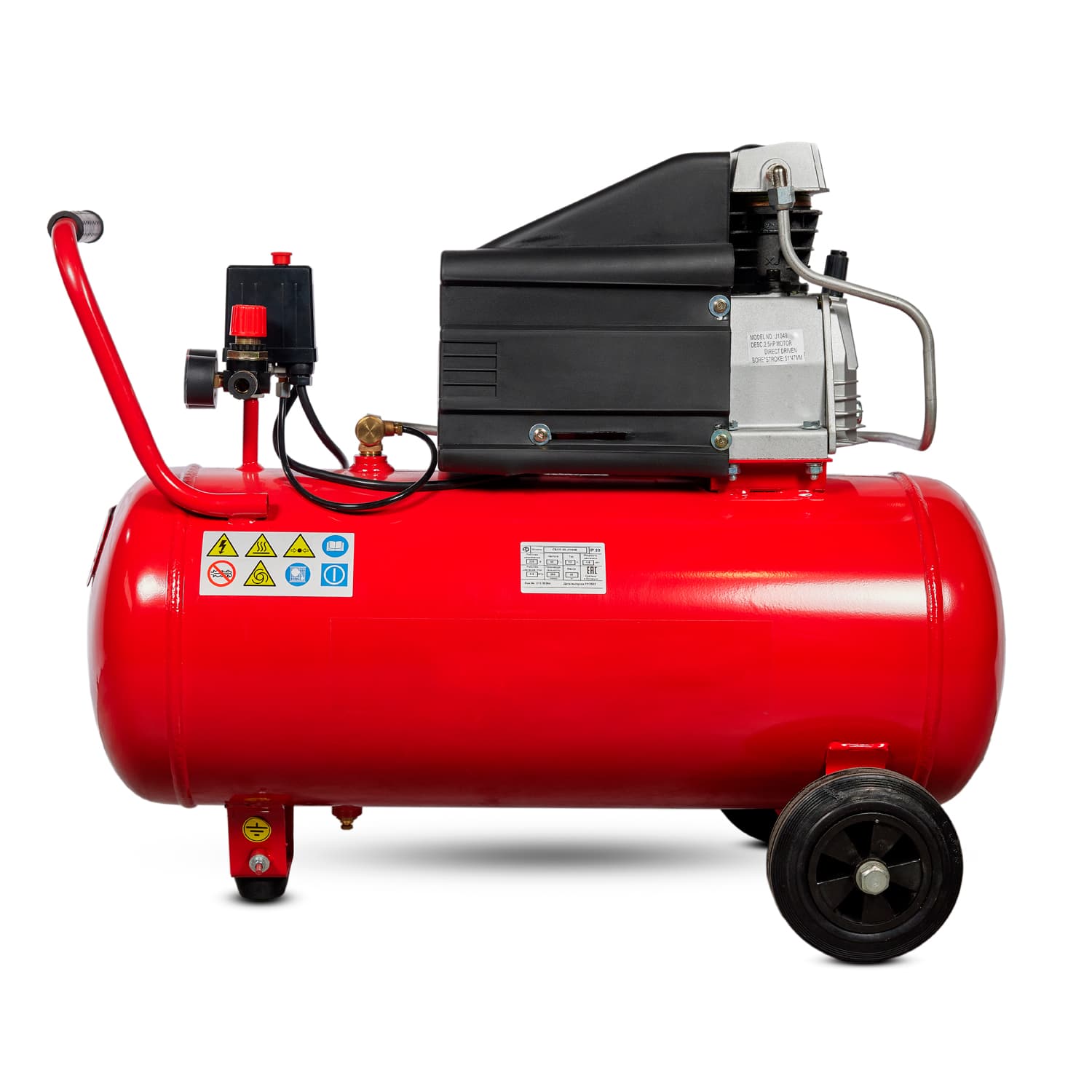 Компрессор поршневой ROSSVIK СБ4/С-50.J1048В — 260 л/мин, 8 бар, 50 л