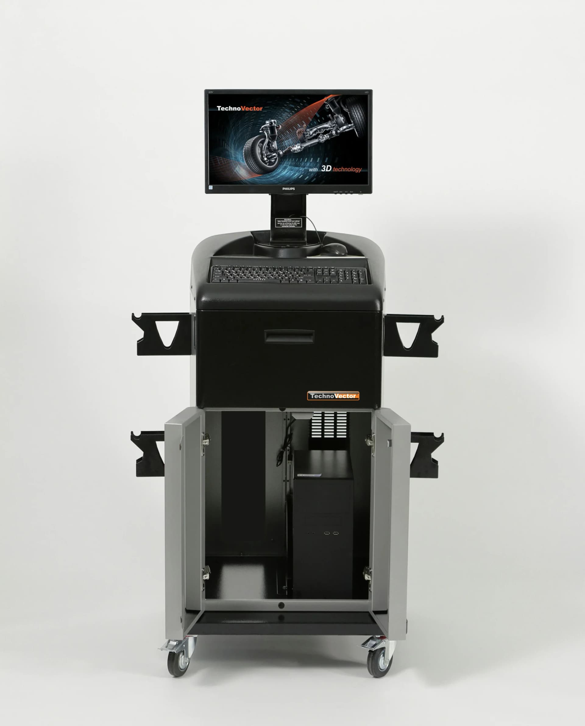 Стенд сход-развал грузовой ТехноВектор 7 Truck T 7204 HT MC4 — мобильный, 4 оси