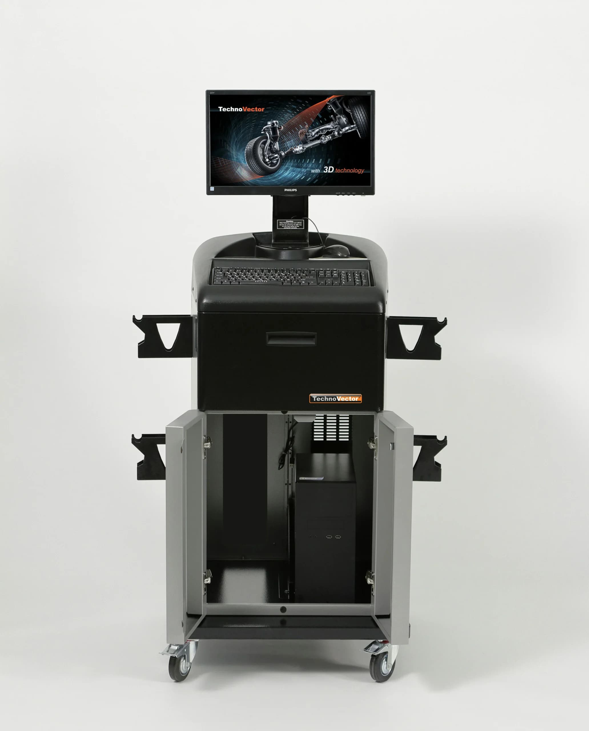 Стенд сход-развал 3D ТехноВектор 7 Truck T 7204 HT MC2 — мобильный, 2 оси