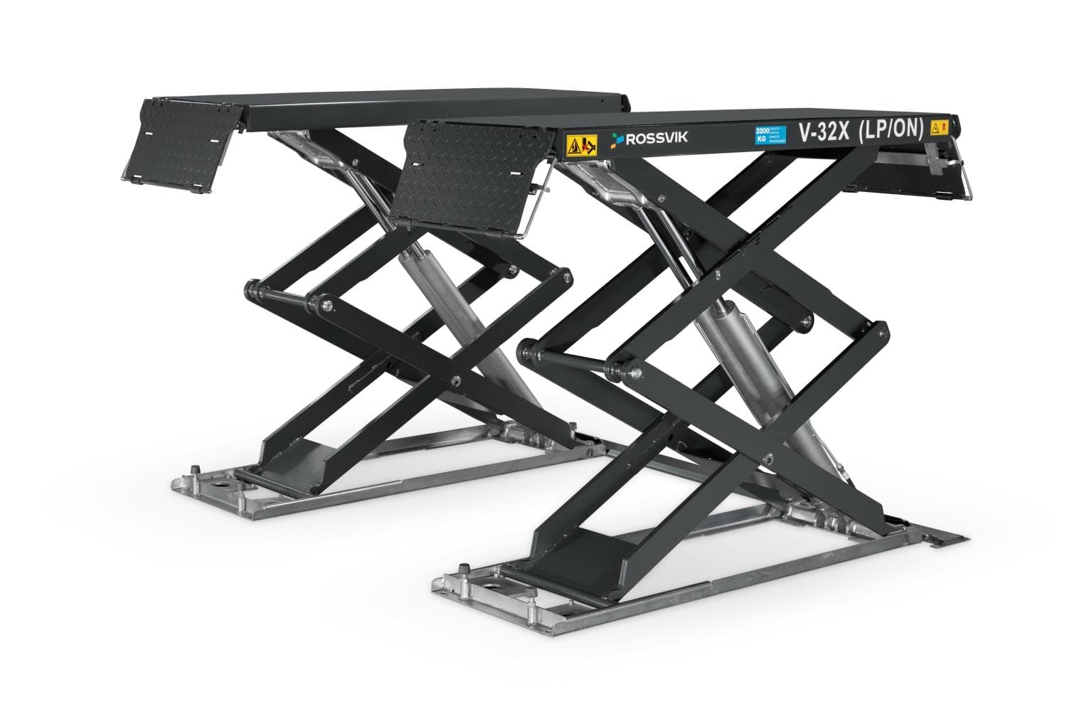 Автоподъемник ножничный ROSSVIK PRO V-32X (LP/ON) напольный г/п 3.2т, 380В RAL7040 Цвет серый
