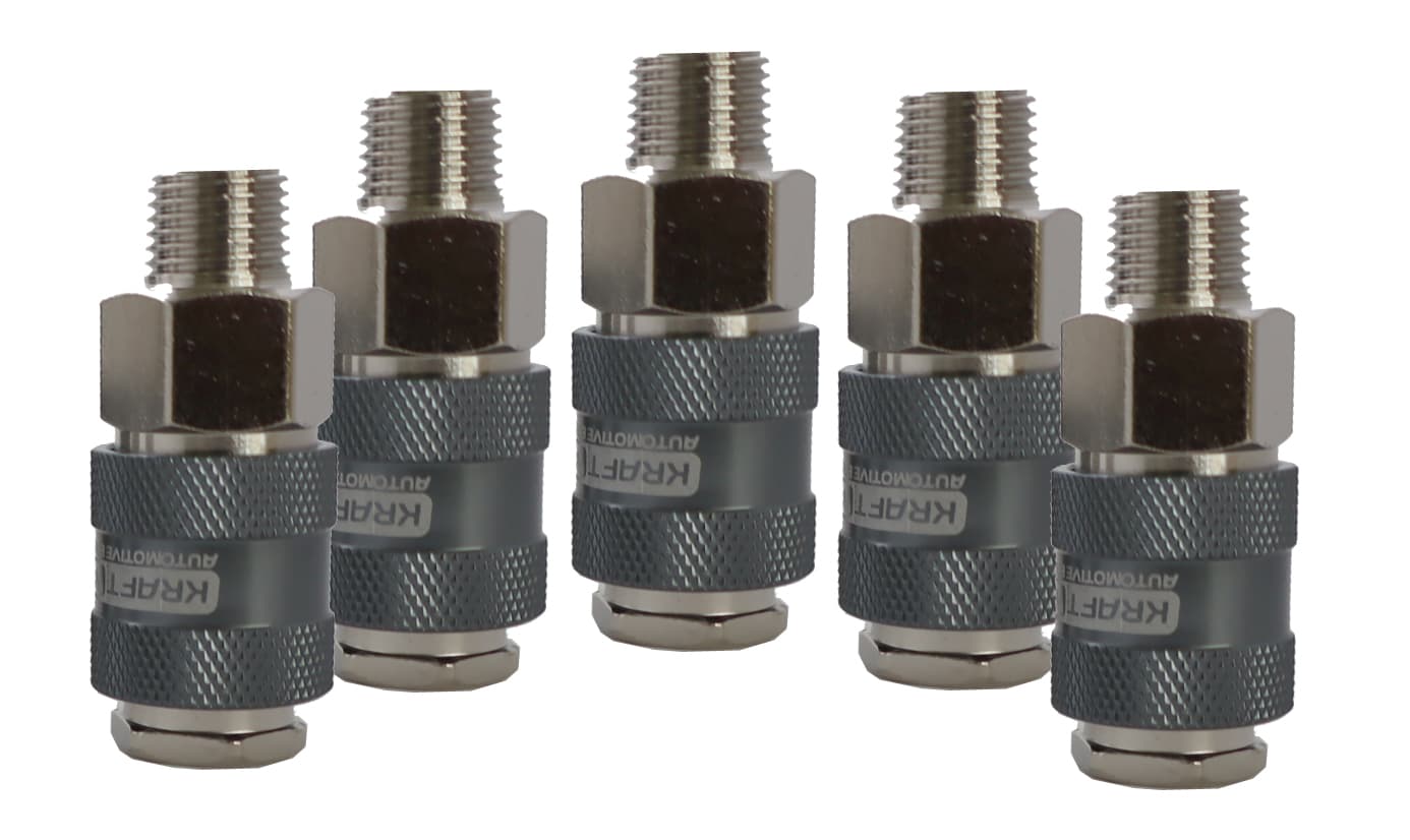 KraftWell KRW-QC14FM-5 БРС "мама", резьба M1/4", 5 шт