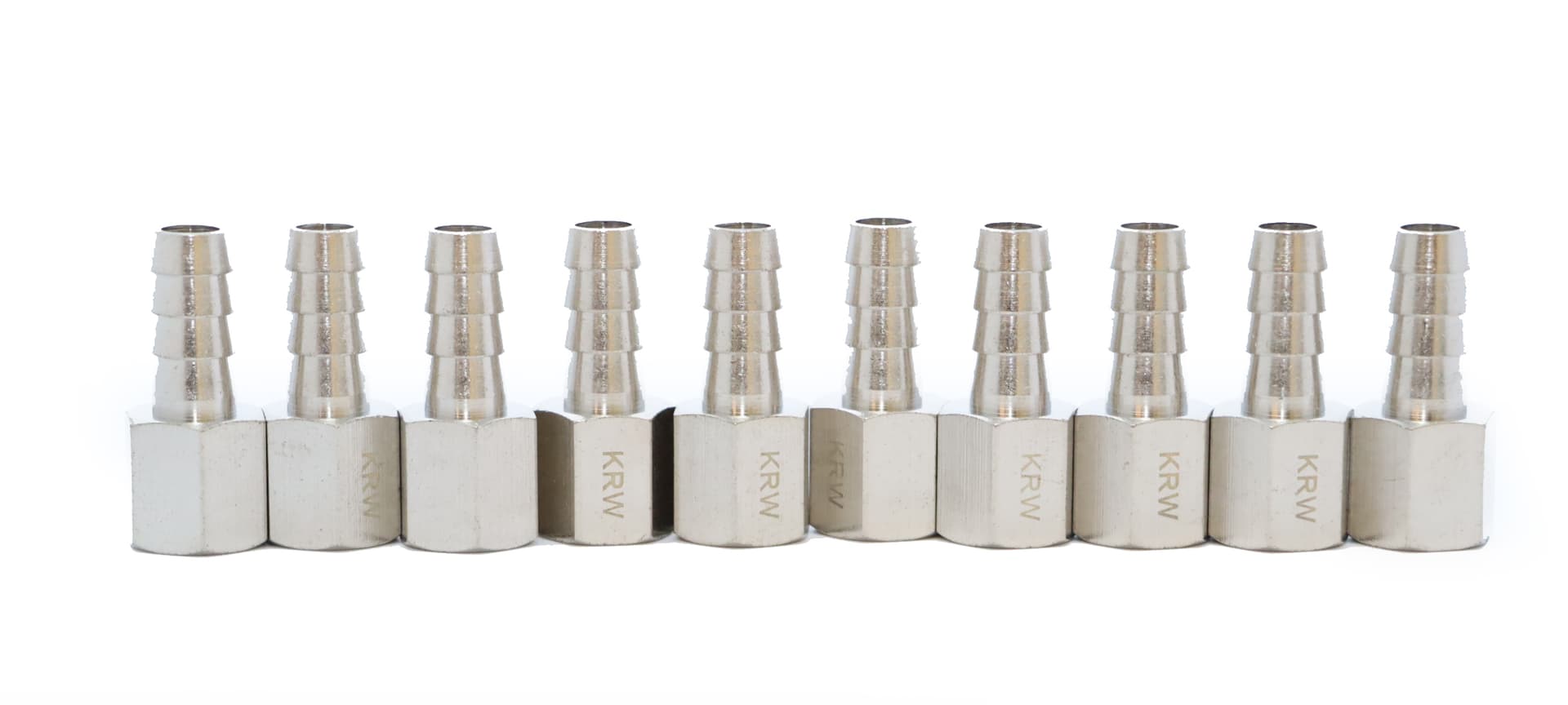 KraftWell KRW-TF1014F-10 Фитинг "елочка" 10 мм - F1/4", 10 шт