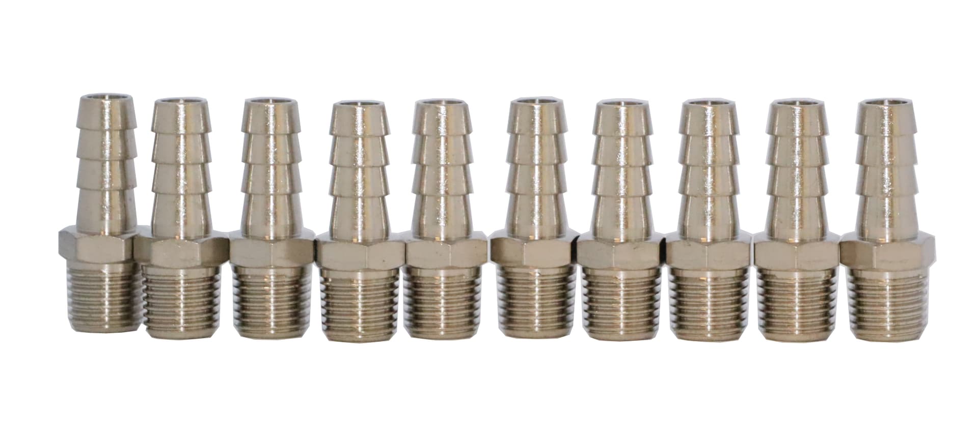 KraftWell KRW-TF1014M-10 Фитинг "елочка" 10 мм - M1/4", 10 шт