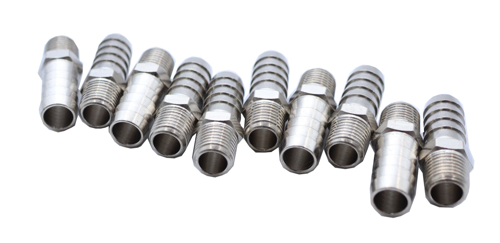 KraftWell KRW-TF1314M-10 Фитинг "елочка" 13 мм - M1/4", 10 шт