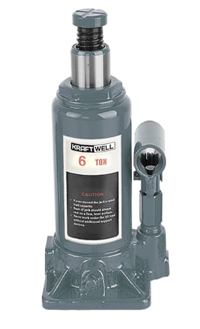 KraftWell KRWBJ6 Домкрат бутылочный г/п 6 т.