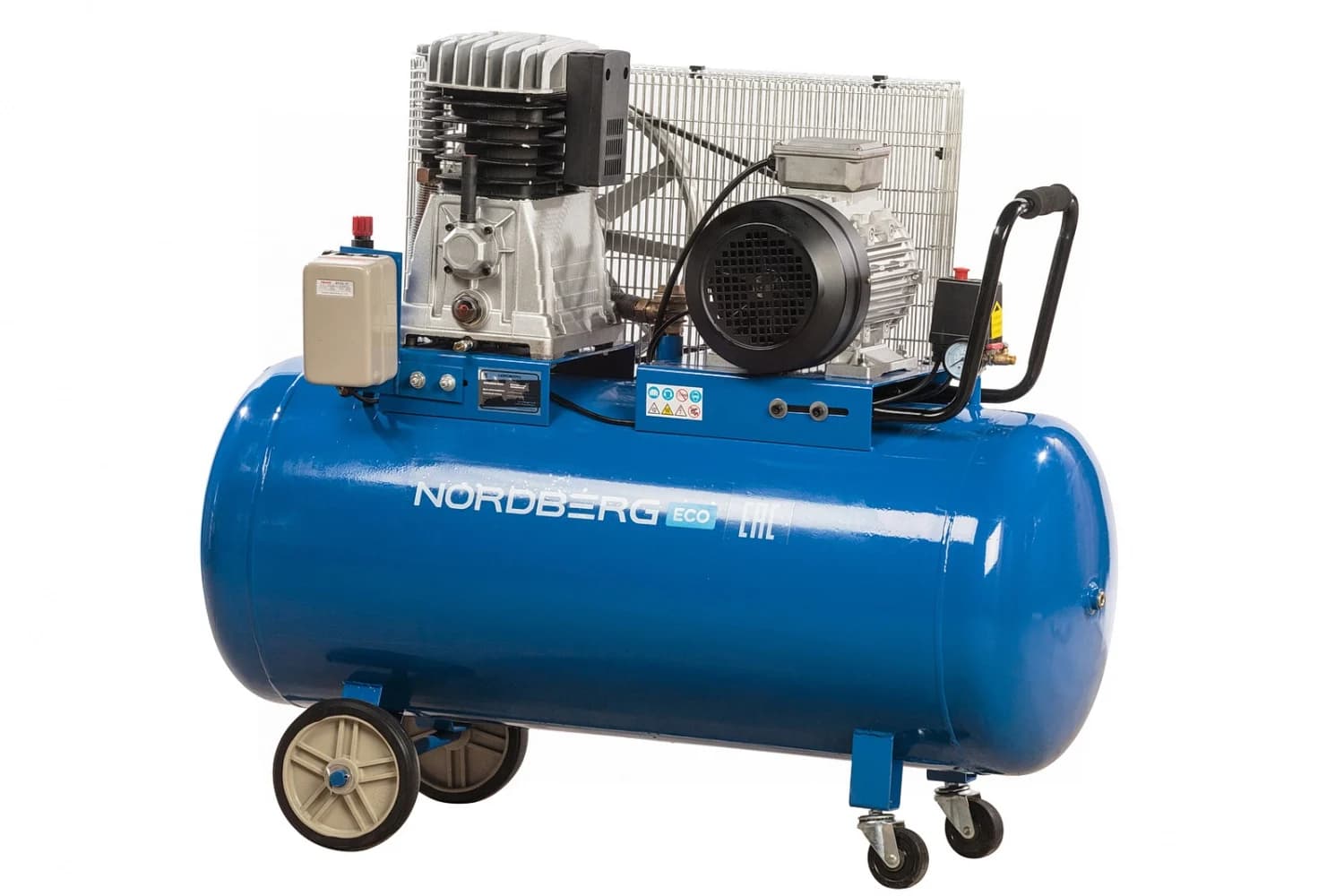 Компрессор поршневой Nordberg NCE200/520 — 380 В, 520 л/мин, ресивер 200 л, 3 кВт