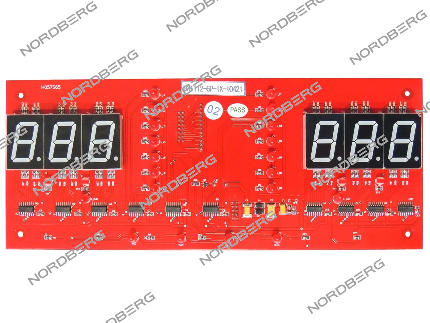 Плата дисплея NORDBERG 5508202 для балансировочного станка 45TRK