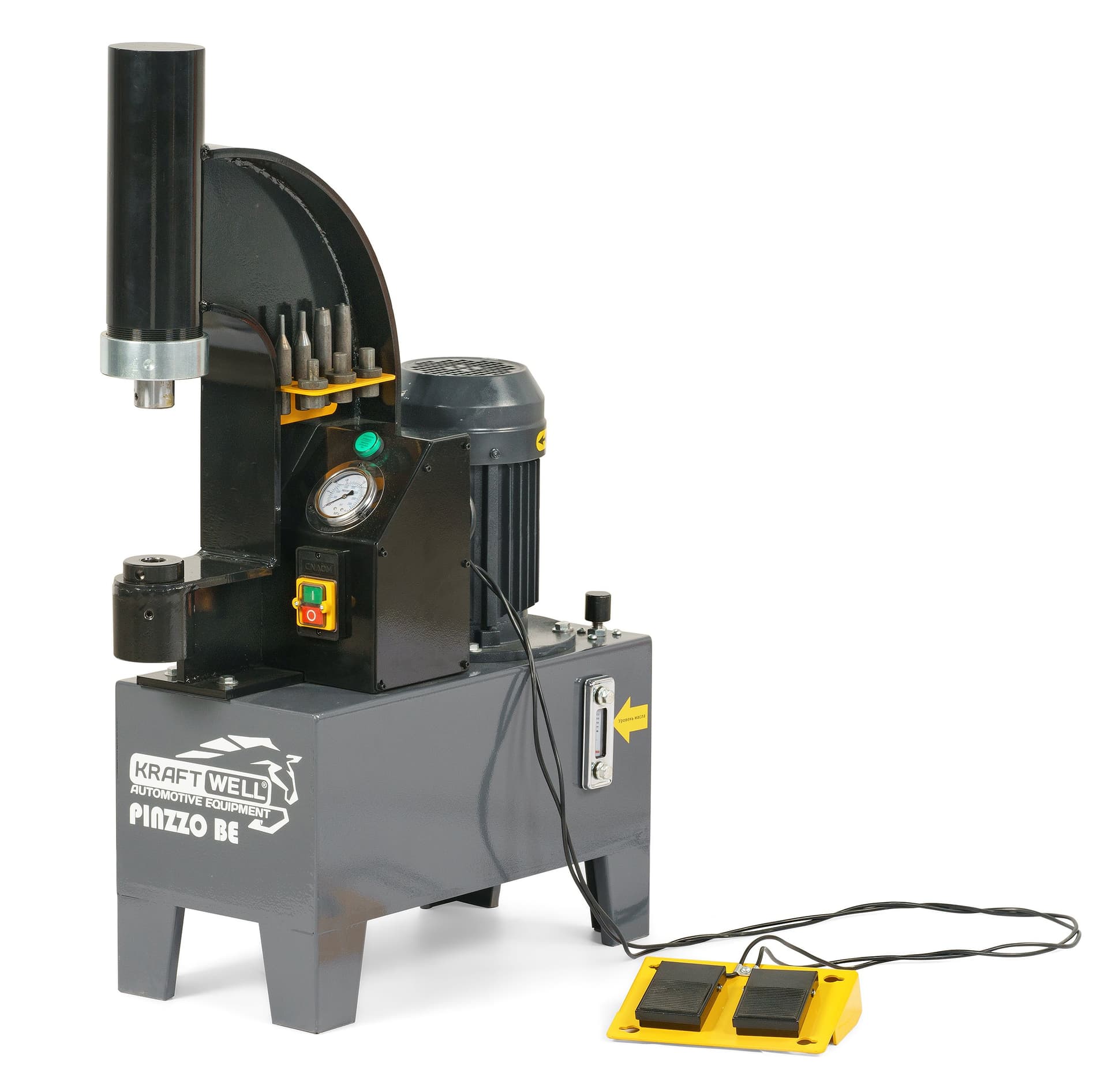 KraftWell PINZZO BE Станок для наклепки тормозных накладок настольный (электро)