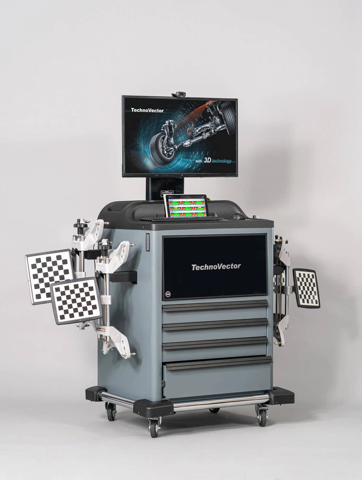 Стенд сход-развал грузовой ТехноВектор 7 Truck P 7204 HTS4 — интерфейс ПО