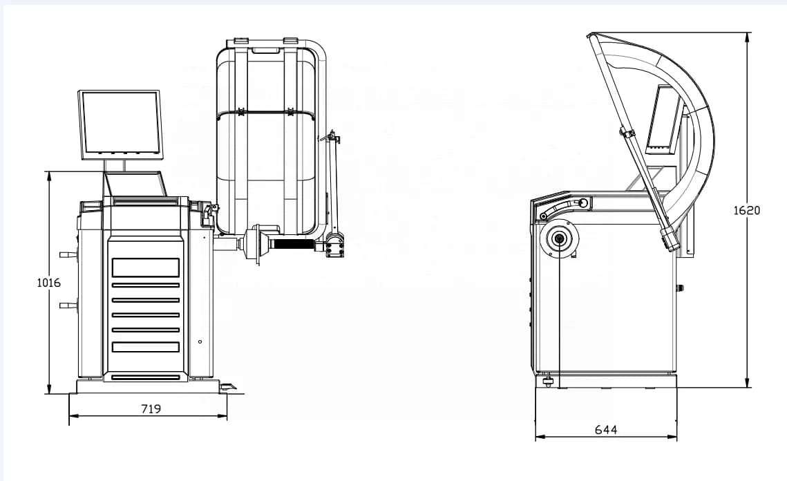 NORDBERG 4523A — дисплей 17 дюймов с визуализацией дисбаланса